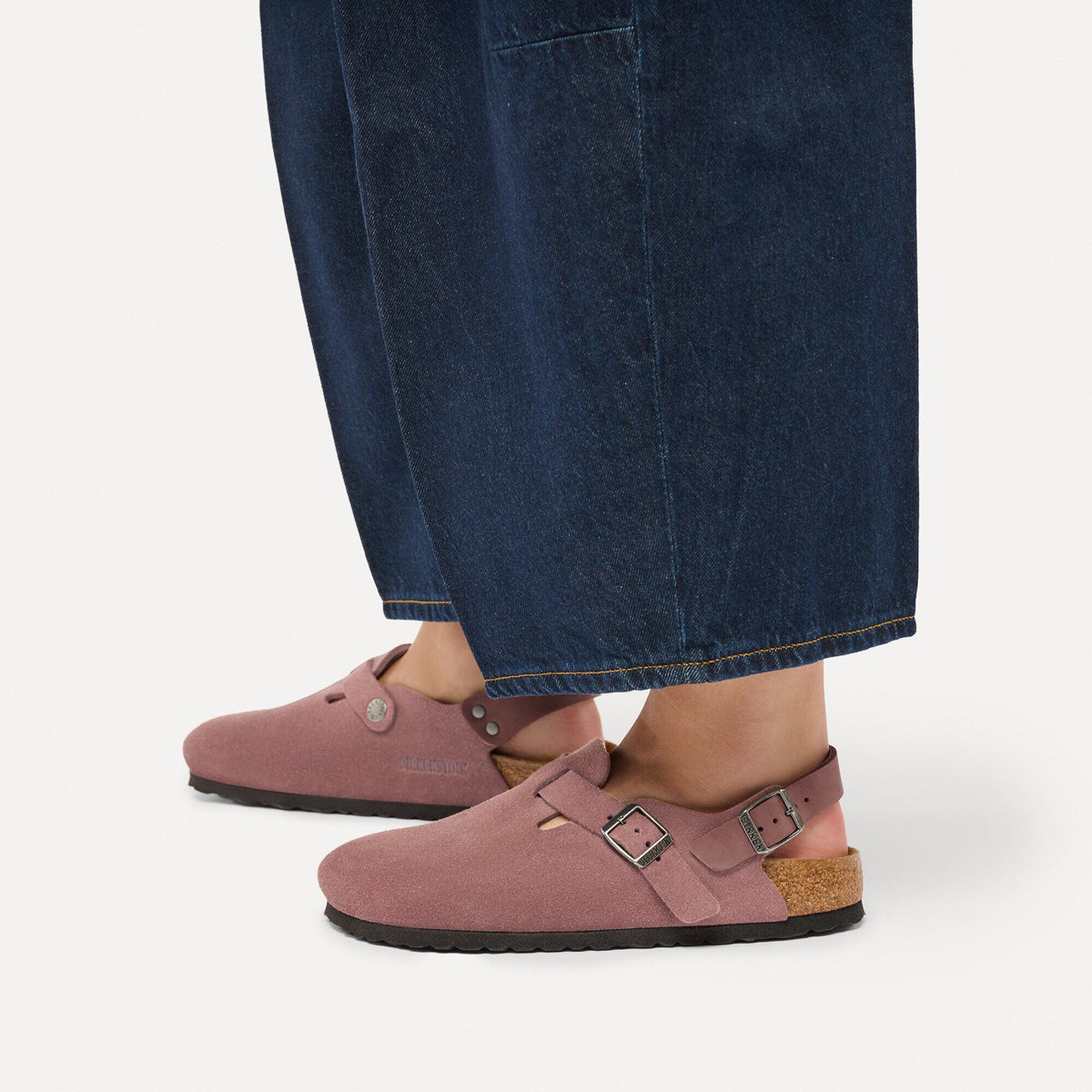 Tokio Suede Leather in Color Pepper | Birkenstock