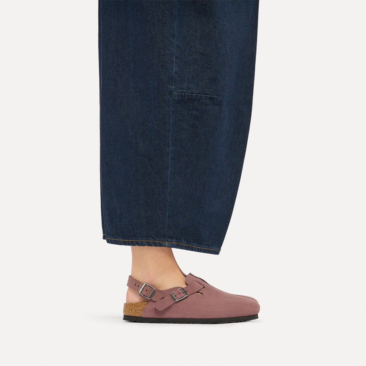Tokio Suede Leather in Color Pepper | Birkenstock