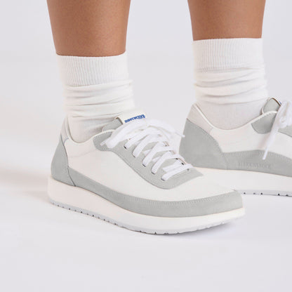 Honnef City Leather-Textile in Color Antique White | Birkenstock