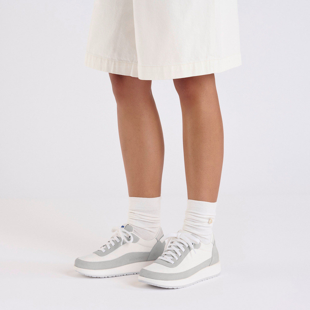 Honnef City Leather-Textile in Color Antique White | Birkenstock
