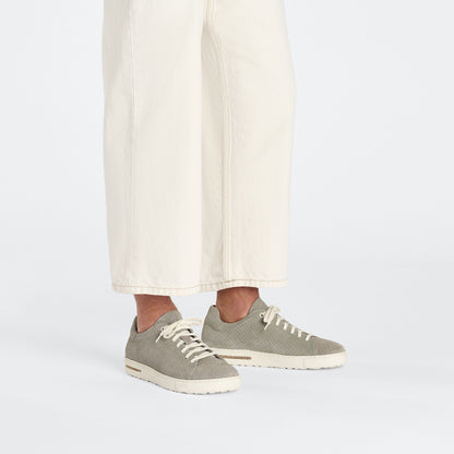 Bend Low Suede Embossed in Color Dotted Stone Coin | Birkenstock