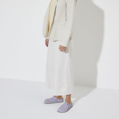Zermatt Premium Suede Leather in Color Purple Fog | Birkenstock