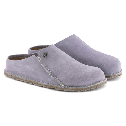 Zermatt Premium Suede Leather in Color Purple Fog | Birkenstock