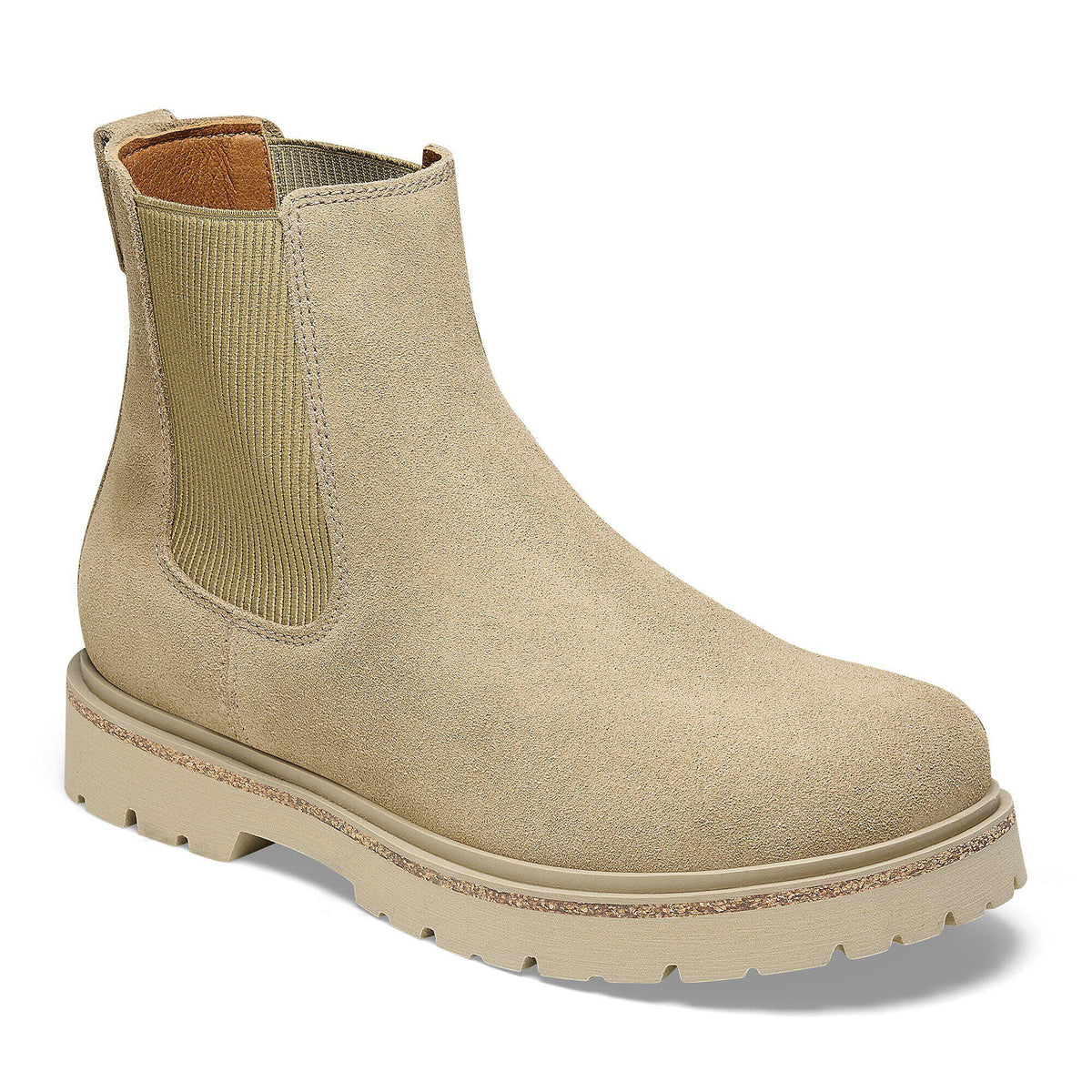Highwood Slip On Women Suede Leather in Color Taupe | Birkenstock