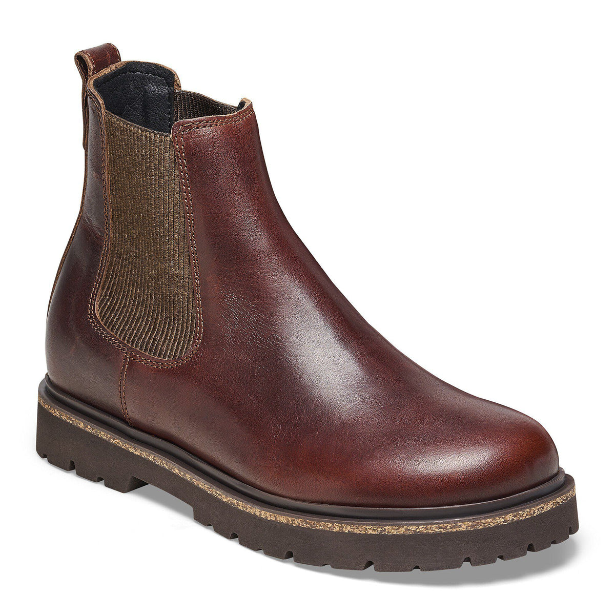 Highwood Slip On Women Leather in Color Chocolate | Birkenstock