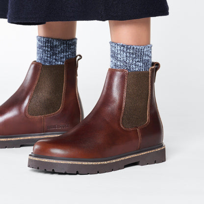 Highwood Slip On Women Leather in Color Chocolate | Birkenstock