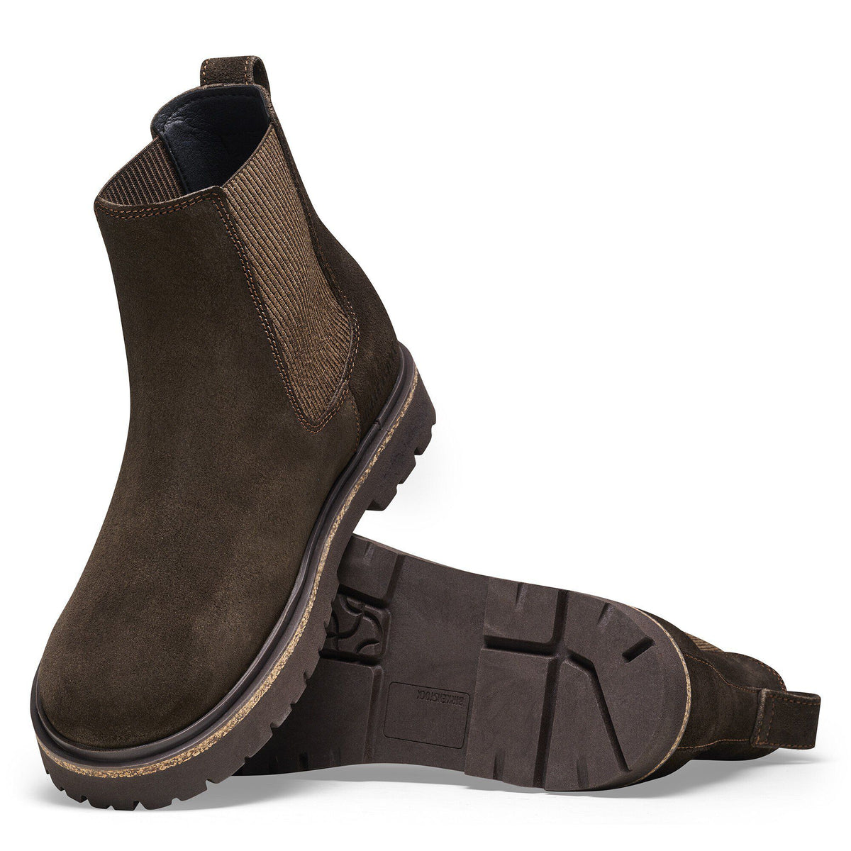 Highwood Slip On Women Suede Leather in Color Mocha | Birkenstock