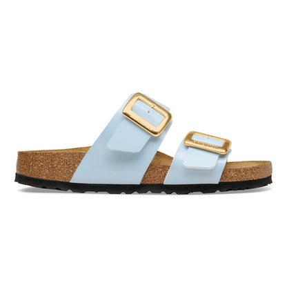 Sydney Luxe Buckle Birko-Flor Patent in Color Patent Baby Blue | Birkenstock