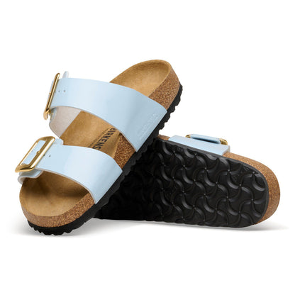 Sydney Luxe Buckle Birko-Flor Patent in Color Patent Baby Blue | Birkenstock