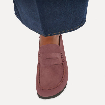 Naples Wrapped Suede Leather in Color Pepper | Birkenstock