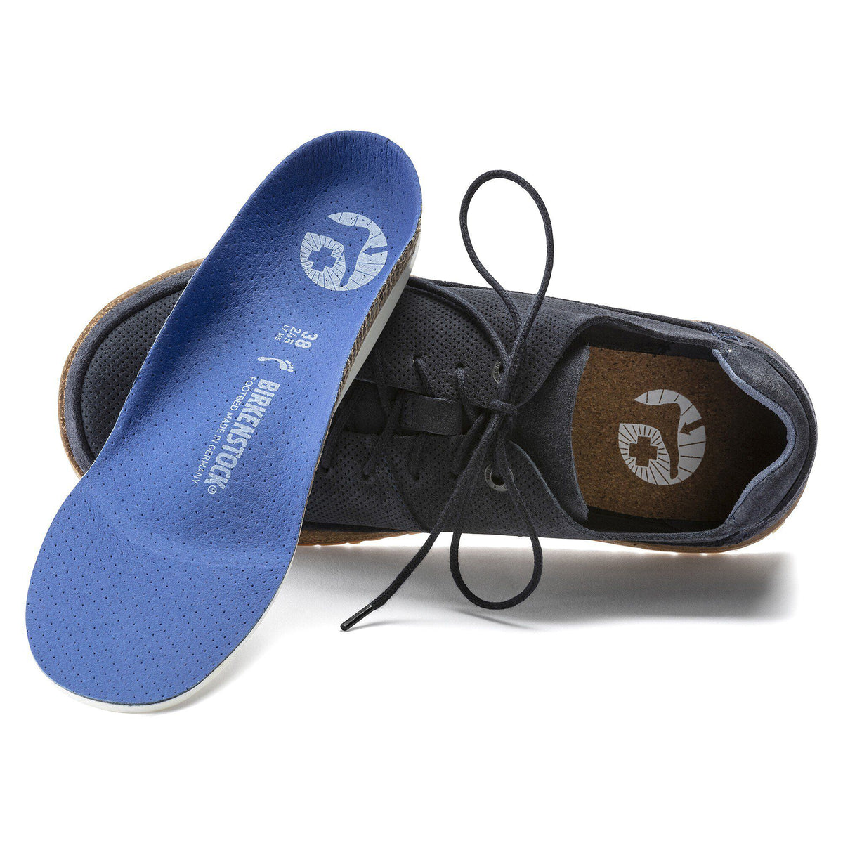 Honnef Light Suede Leather in Color Midnight Blue | Birkenstock