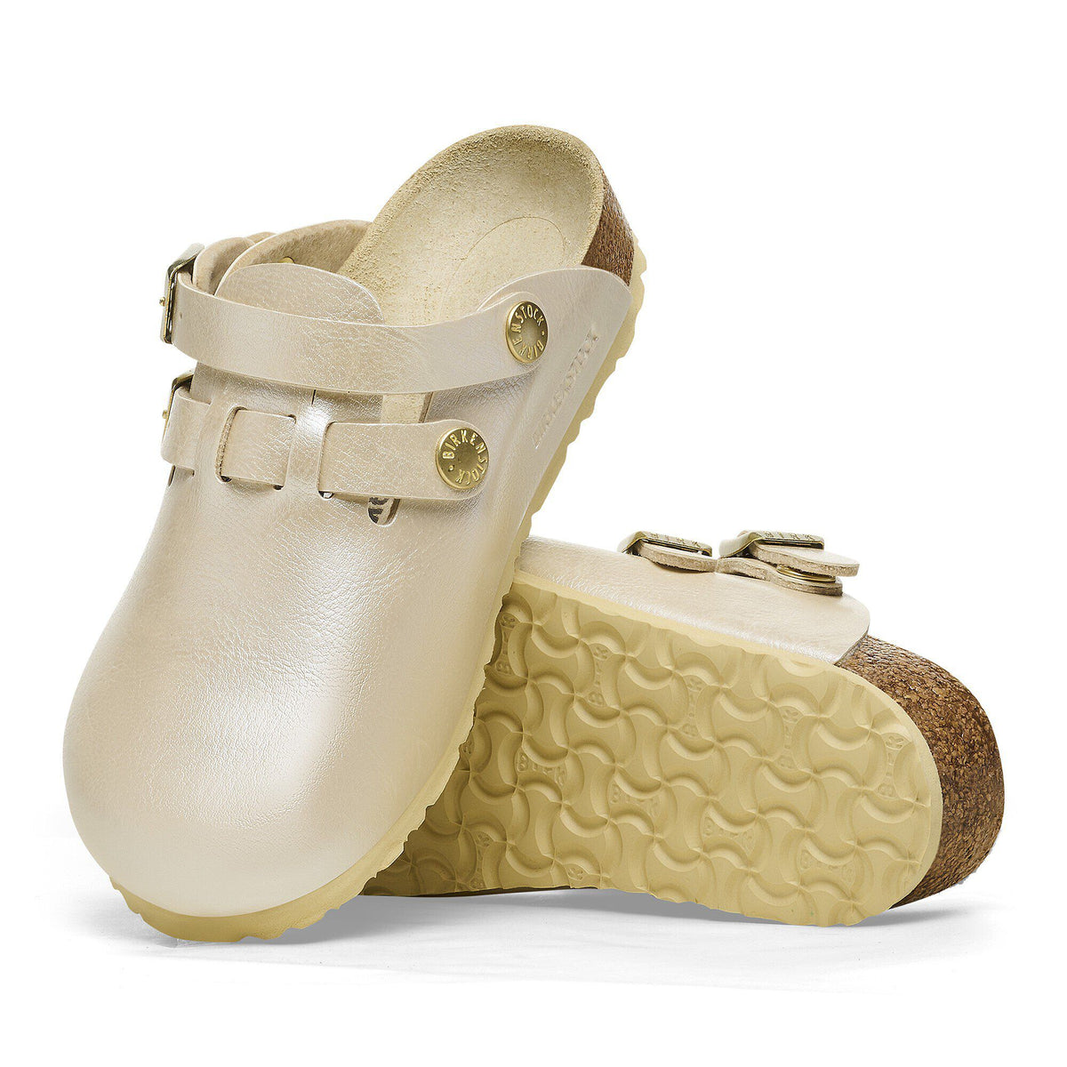 Kay Kids Birko-Flor in Color Graceful Pearl White | Birkenstock